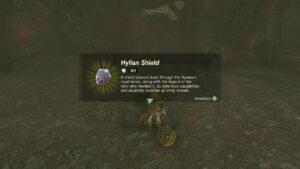 Zelda: Tears of the Kingdom Hylian Shield Screenshot