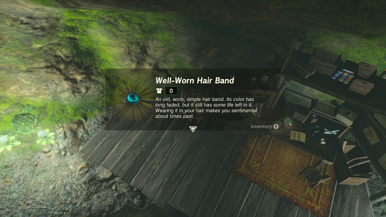 Zelda: Tears of the Kingdom Well-Worn Hair Band Screenshot