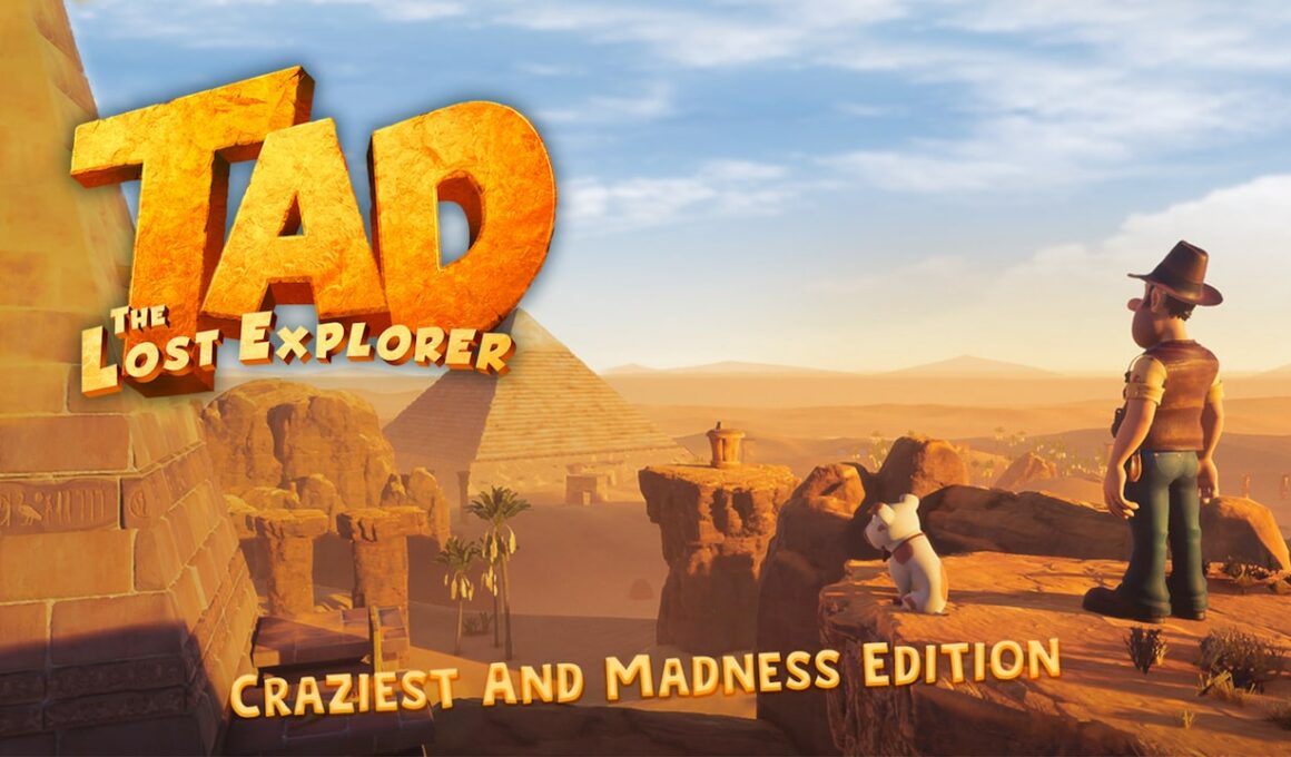 Tad The Lost Explorer: Craziest and Madness Edition Logo