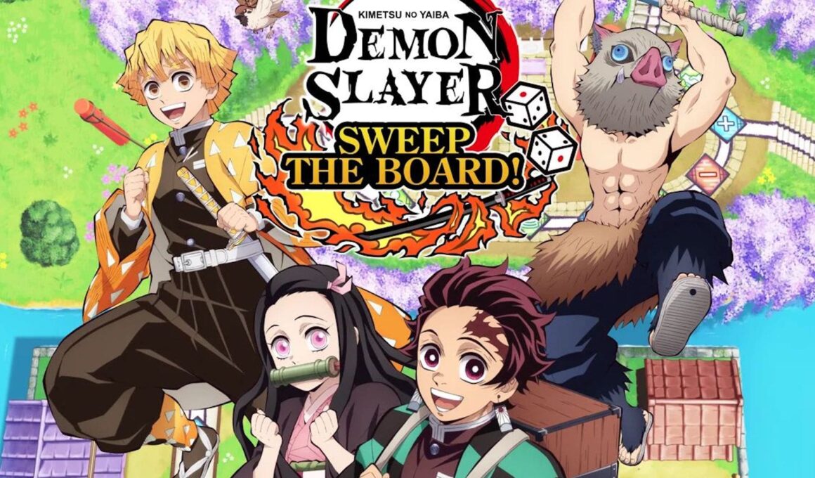 Demon Slayer: Kimetsu no Yaiba - Sweep the Board Logo