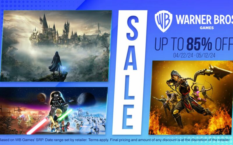 Warner Bros. Games Sale April 2024 Banner