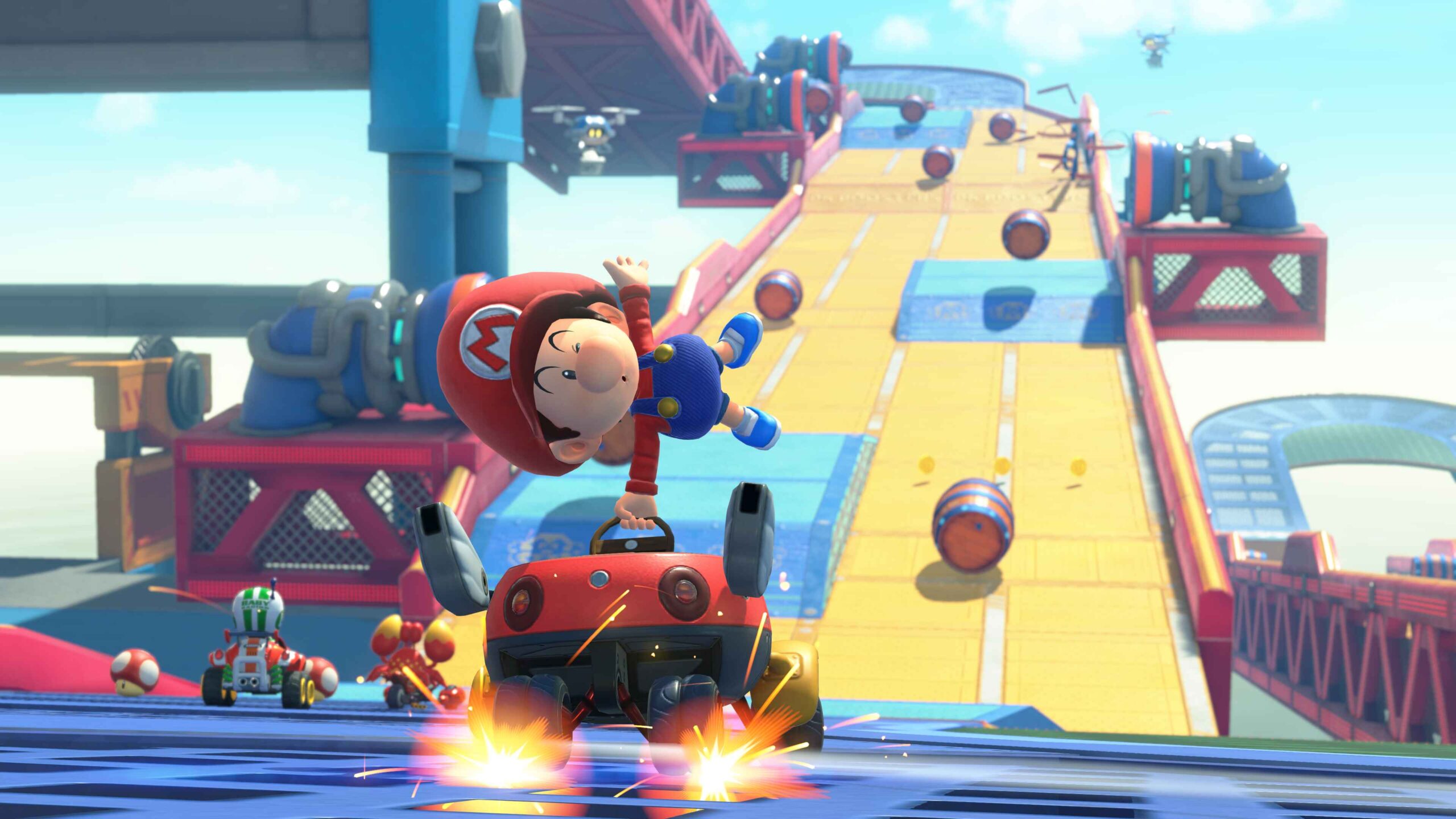 Every Character In Mario Kart World 8 mario kart world baby mario screenshot scaled