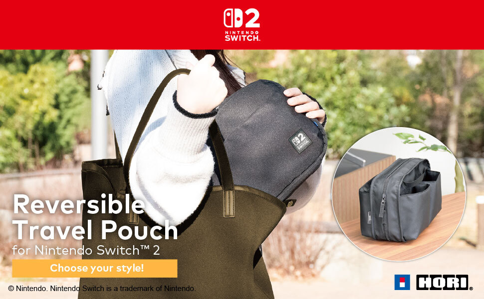 HORI Reveal Nintendo Switch 2 Accessories 13 hori reversible travel pouch for nintendo switch 2 photo