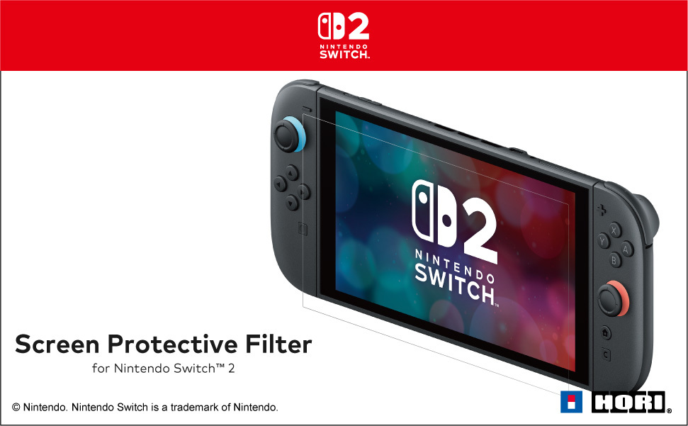 HORI Reveal Nintendo Switch 2 Accessories 14 hori screen protective filter for nintendo switch 2 photo