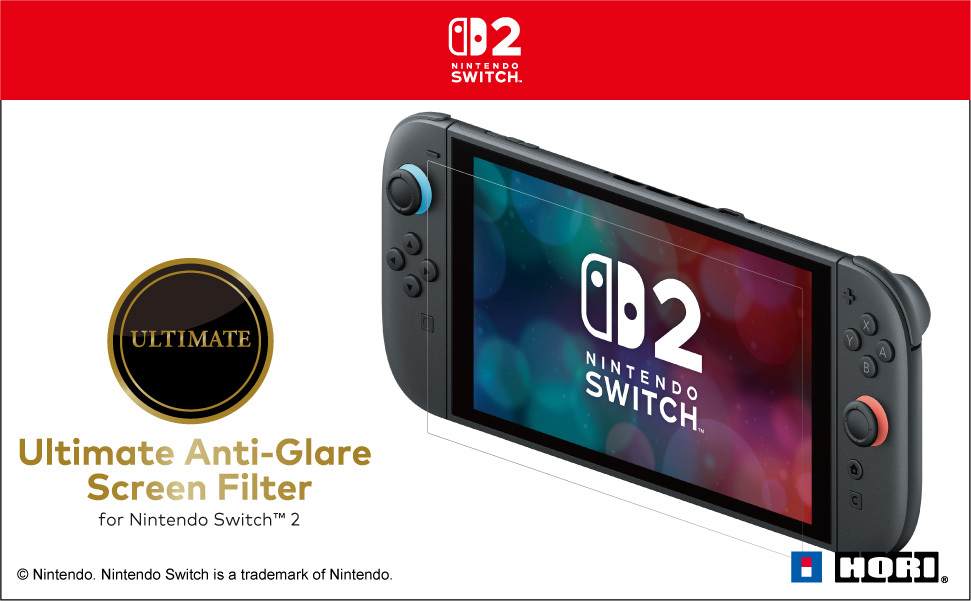 HORI Reveal Nintendo Switch 2 Accessories 15 hori ultimate anti glare screen filter for nintendo switch 2 photo