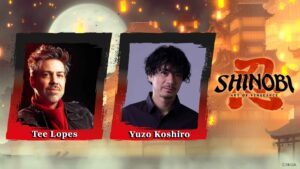 Yuzo Koshiro And Tee Lopes Behind Shinobi: Art of Vengeance Soundtrack shinobi_art_of_vengeance_soundtrack_composers_banner