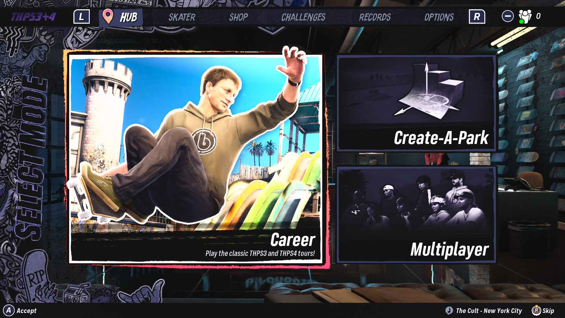 tony hawks pro skater 3 and 4 nintendo switch 2 review screenshot 2