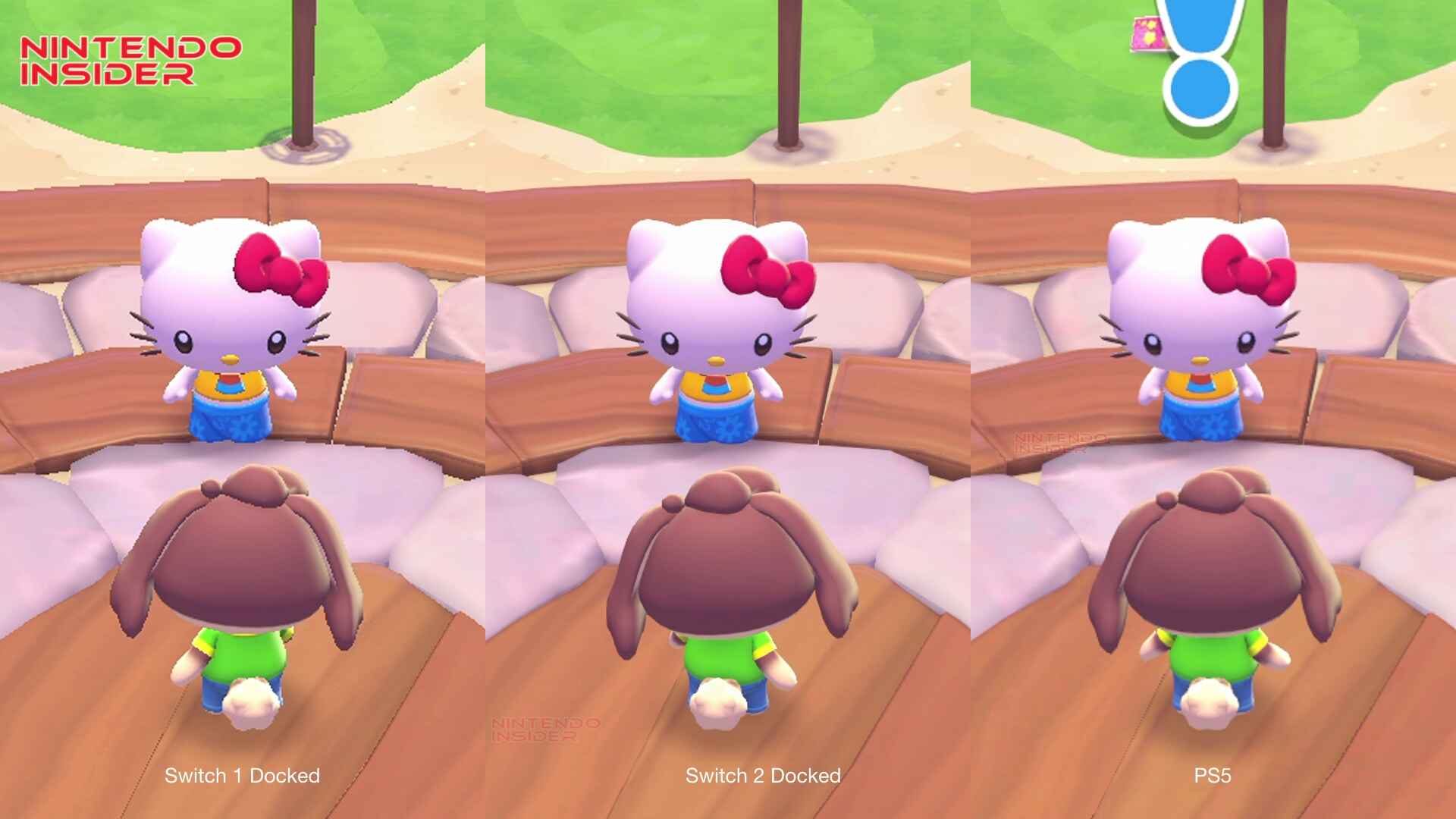 hello kitty island adventure nintendo switch 2 edition review comparison screenshot