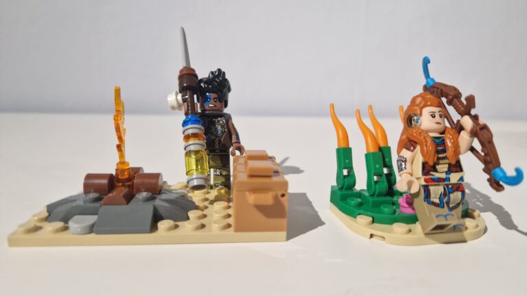lego horizon aloy and varl vs shell walker and sawtooth photo 1