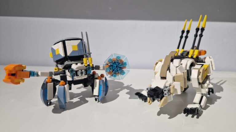 lego horizon aloy and varl vs shell walker and sawtooth photo 2