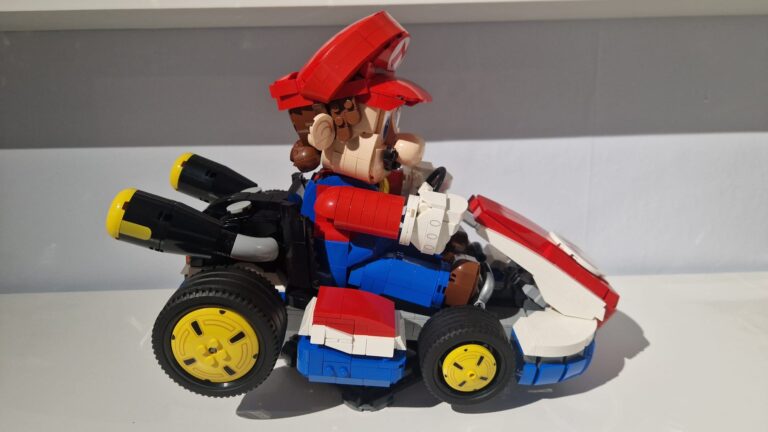 lego mario and standard kart photo 1