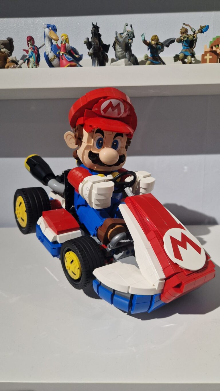 lego mario and standard kart photo 2