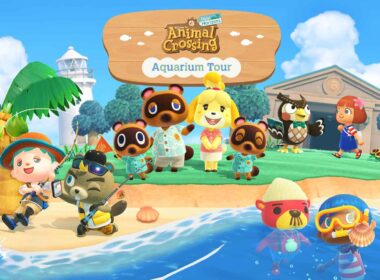 animal crossing aquarium tour banner