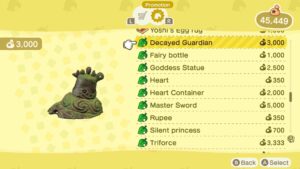 animal crossing new horizons nook shopping zelda screenshot 1