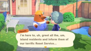 Animal Crossing: New Horizons Update 3.0.0 Patch Notes animal_crossing_new_horizons_resetti_screenshot