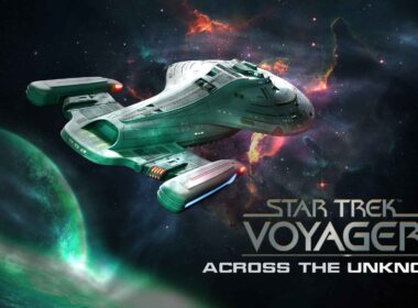 star trek voyager across the unknown banner