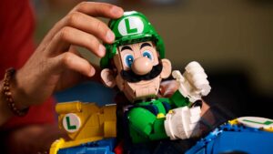 LEGO Mario Kart Luigi & Mach 8 Set Revealed lego_mario_kart_luigi_and_mach_8_photo