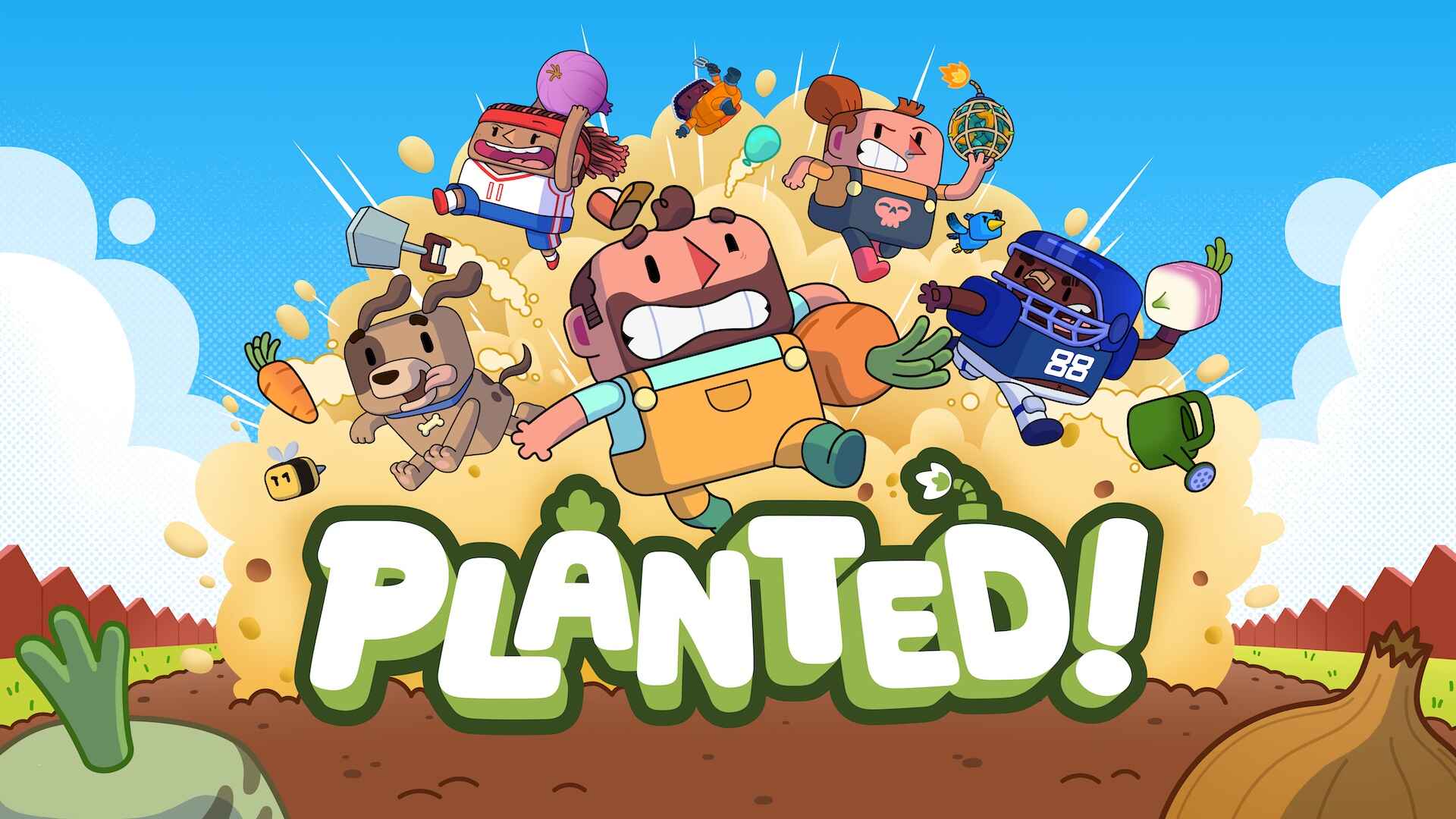 Planted! coming to Nintendo Switch in 2026: Curveball and Cloth Cat reveal co-op gardening brawler - Nintendo News Article