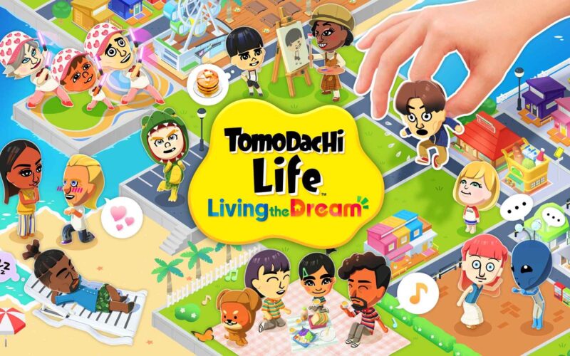 tomodachi life living the dream banner