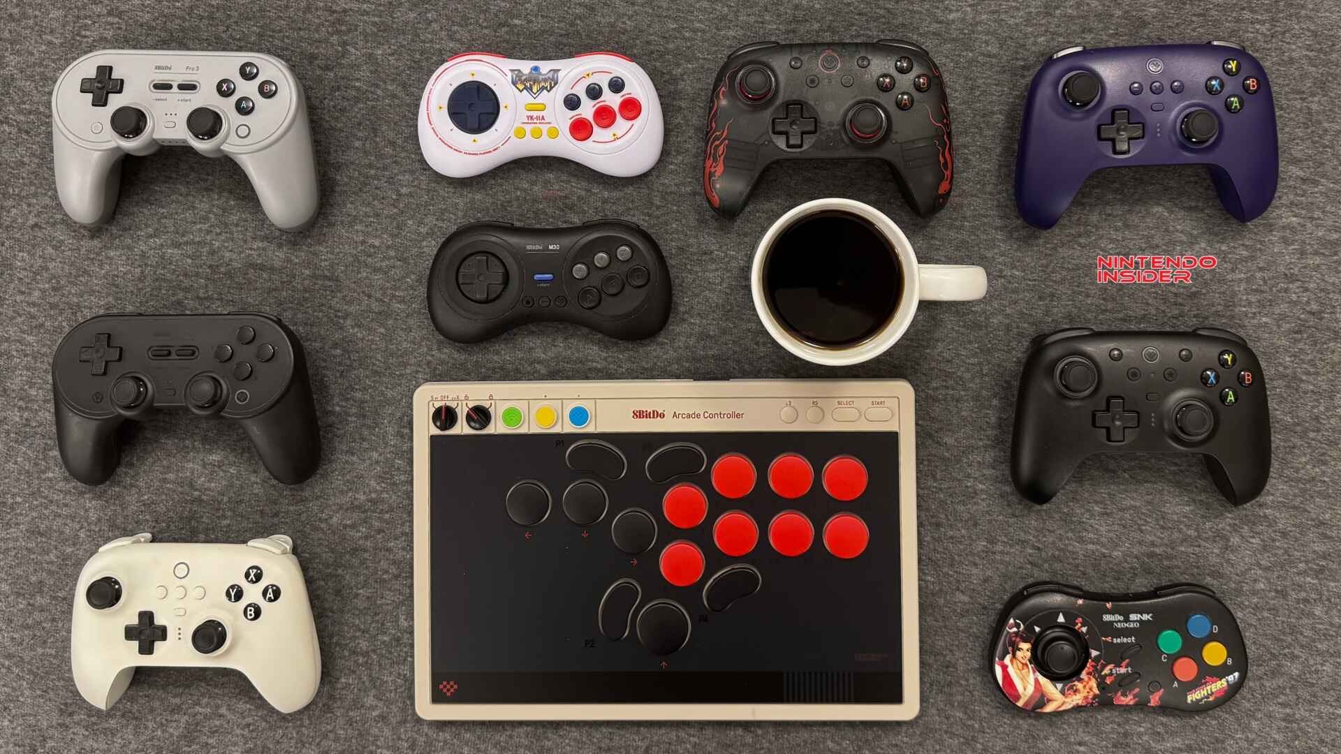8bitdo controller guide coffee photo
