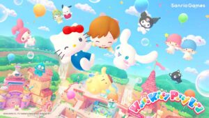 hello kitty party land banner