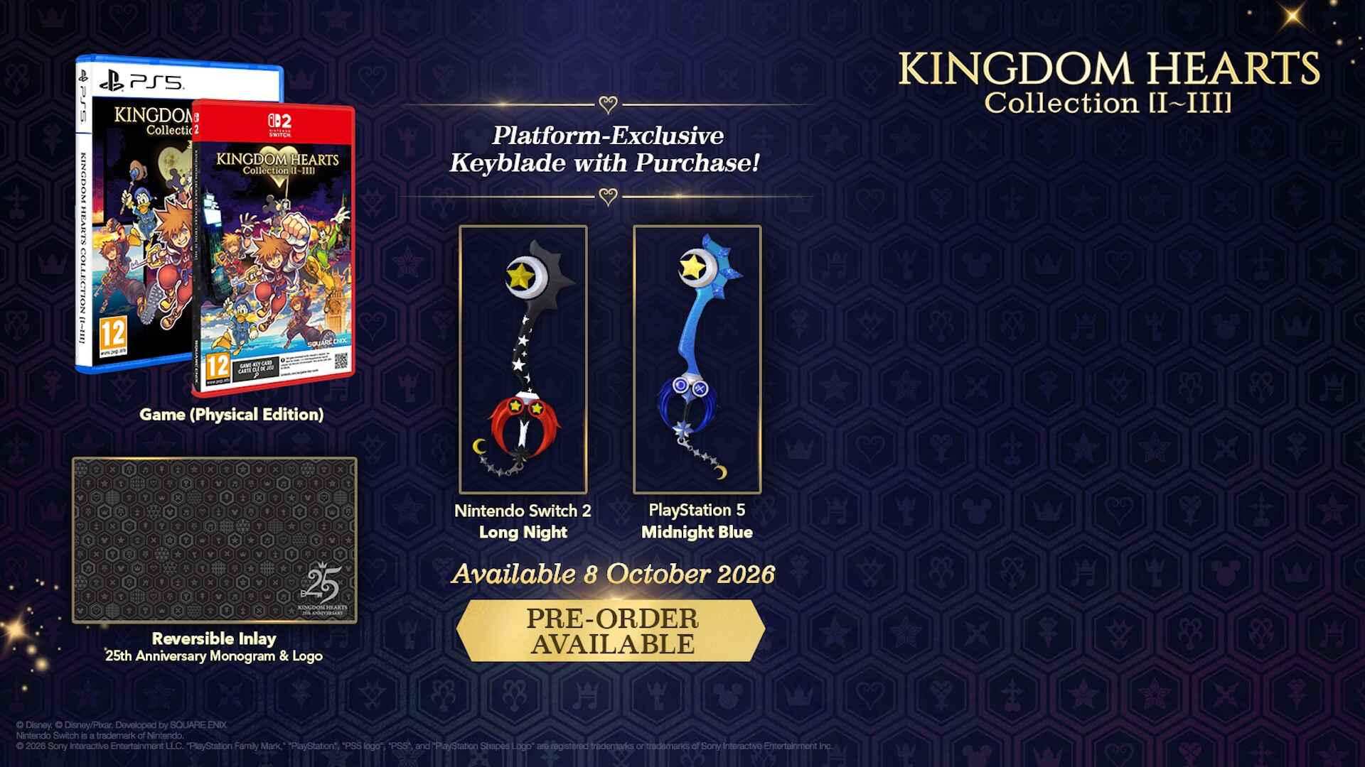 Kingdom Hearts Collection I-III on Nintendo Switch 2: Long Night Keyblade Exclusive and October 8, 2026 Release - Nintendo News Article